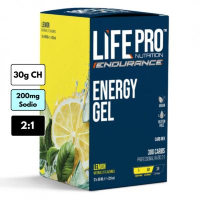 Energy Gel Lifepro Sin Cafeína