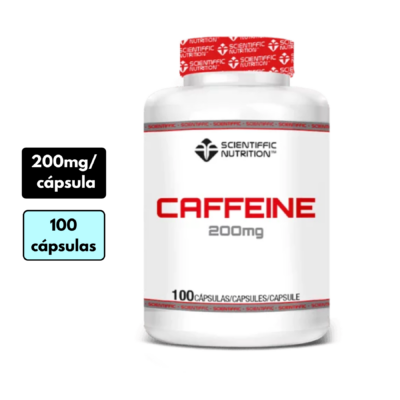 Cafeina anhidra 100 Capsulas Scientiffic Nutrition