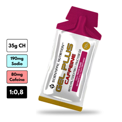 Gel Plus Scientiffic Nutrition Con Cafeína