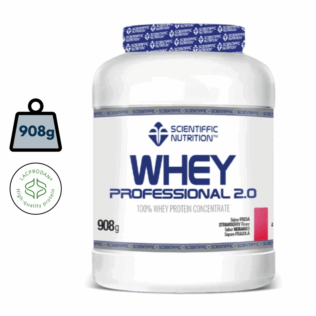 Whey concentrada Scienttific Nutrition 908g