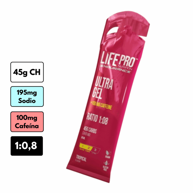 Ultra Gel LifePro Con Cafeína..