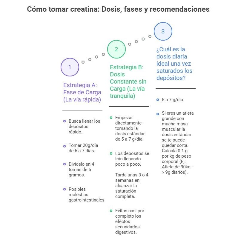 Estrategias de suplementación con Creatina